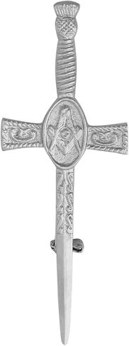 THE KILTS SHOP - Scottish Kilt Pins – 4" Highland Brooches with Locking Back – Thistle, Celtic, Clan & Traditional Designs - Scottish Pins For Sale in Saudi Arabia