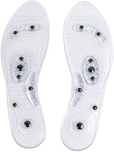 Magnetic Therapy Insoles - Silicone Acupressure Foot Massage Pads for Pain Relief and Circulation Boost in Saudi Arabia