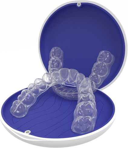 Mouth Guard for Grinding Teeth at Night, Bite Guard for Teeth Clenching Nighttime for TMJ Relief, Nightguard for Adult and Kids (Count, 2) in Kuwait
