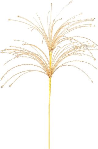 Creative Co-Op Tall Metal and Glass Beaded Spray Decor, Gold in Saudi Arabia