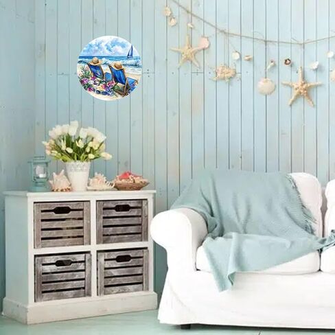 Bee Metal Sign Round Aluminum Vintage Metal Tin Sign for Farmhouse Rustic Yard Outdoor Outside Porch Wreath Wall Decoration 8 Inch in Saudi Arabia