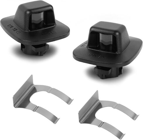 LED لوحة رخصة LED TAG LAMP ASSEMBLY Chrome Silver Housing with Clip Retainer for 1988-1999 Chevy C1500 K1500 Silverado Sierra Tahoe Yukon Blazer S10 ، 6000K White ، Pack of 2 2 in Kuwait