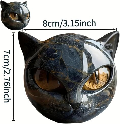 Luxury Black Cat Sculpture – Elegant Home Décor & Gift-Ready Art Piece, Hand-Carved Crystals and Healing Carved, for Cat Lovers in Saudi Arabia