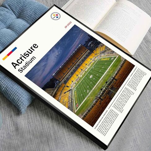 (غير مؤطرة 11 بوصة × 17 بوصة) طباعة قماش AcrisureStadium - لوحة فنية جدارية من Pittsburgh Home Field لمحبي ستيلرز، ملصق رياضي لغرفة الألعاب أو ديكور كهف الرجل in Kuwait
