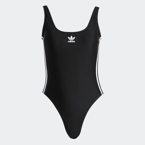 adidas Adicolor 3-Stripes Swimsuit Black/White in Saudi Arabia