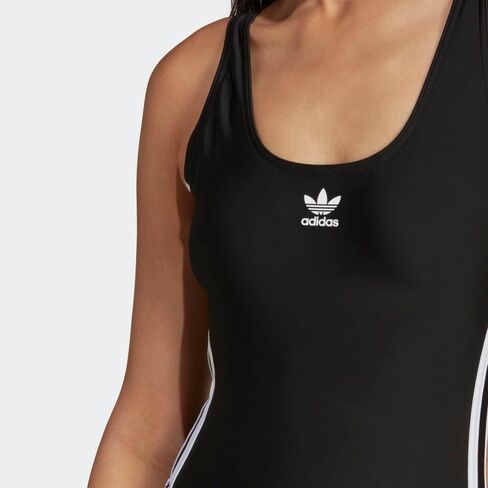 adidas Adicolor 3-Stripes Swimsuit Black/White in Saudi Arabia