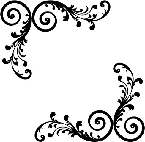 ORNAROVI 4 Pcs Metal Scroll Wall Art Black Wrought Iron Wall Medallion Decor Horizontal Metal Scroll Art Hanging Decoration for Above Door Front Porch Hallway Entryway Living Room (13.8×5.5 Inch) in Saudi Arabia