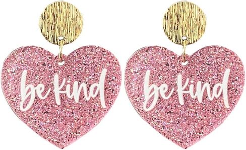 بريق القلب هوب الأقراط الملونة الترتر القلب تتدلى الأقراط للنساء عشاق التألق الطبقات الحب Bowknot الأذن قطرة مجوهرات لحفلة عيد الحب in Kuwait