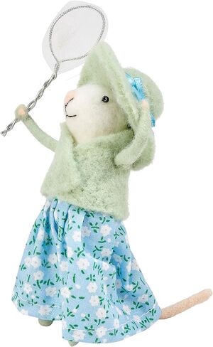 Primitives من Kathy Collectible Critter - ماوس شبكي على شكل فراشة، يتناسق مع المخلوقات الأخرى القابلة للتجميع للحصول على عرض مبهج in Saudi Arabia