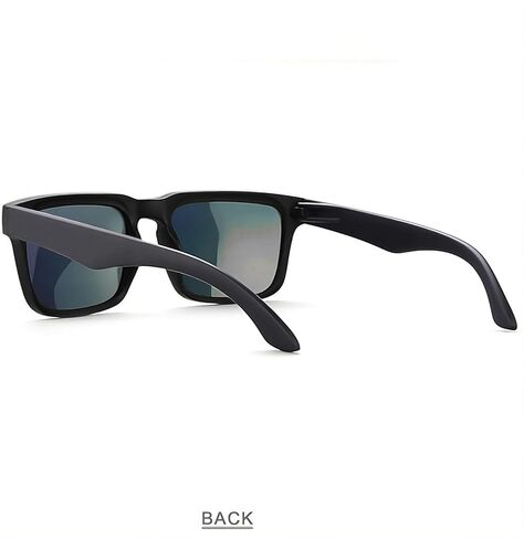 HAZON Rubber Coated Goggles For Men | Polarized Sunglasses | Uv Protected Driving, Riding, Stylish, Anti Glare Glasses (Cp-Olv-55) (Black) in Saudi Arabia