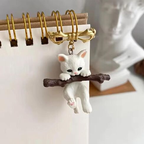 1Pc Cute Three-dimensional Cat Brooch, Unique, Creative And Fashionable Men's And Women's Brooch Pendant in Saudi Arabia