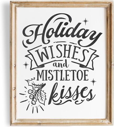 DREAM BIG PRINTABLES Winter Wonderland Festive Town Square Art Print - 11x14 | Christmas Wall Art for Living Room | Festive Decor for Holiday Home | Vintage Wall Pictures for Bedroom in Saudi Arabia