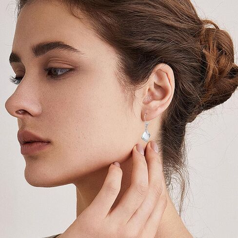 HPQQ Teardrop Earrings for Women 925 Sterling Silver Gemstone Dangle Earrings Fine Jewelry Valentines Day Birthday Gifts for Women Mom Wife in Saudi Arabia