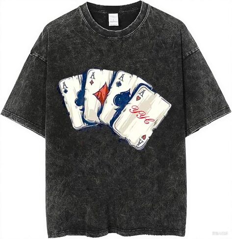 Men's 90s Vintage Anime Graphic Shirts Summer Casual Hip Hop Tee Streetwear Harajuku Top Tshirt Y2K Tops in Kuwait