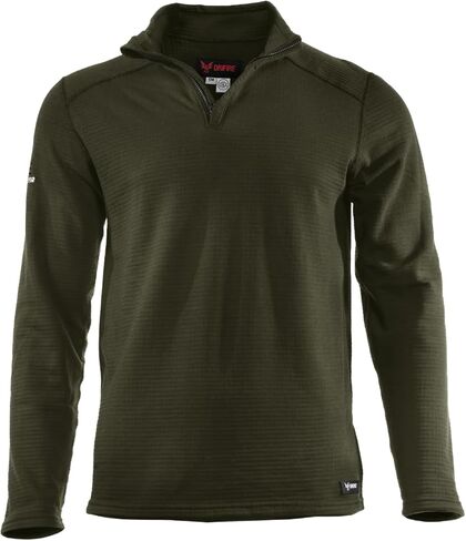 DRIFIRE mens Drifire Powergrid Flame Resistant 1/4 Zip Fleece Sweatshirt, Cat 2 in Saudi Arabia