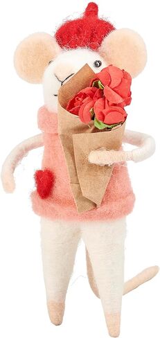 Primitives من Kathy Collectible Critter - فأر الورود الحمراء، يتناسق مع المخلوقات الأخرى القابلة للتجميع للحصول على عرض مبهج in Saudi Arabia