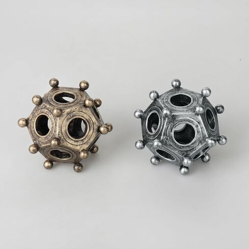 إثراء ديكور اثنا عشري الشكل الروماني من الراتنج - تصميم عتيق فريد، مثالي لخلق جو فني في المنزل والمكتب (ذهبي كلاسيكي) in Kuwait