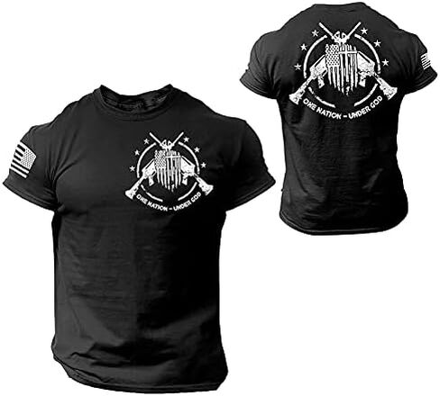 One Nation Under God USA T-Shirt for Man in Saudi Arabia