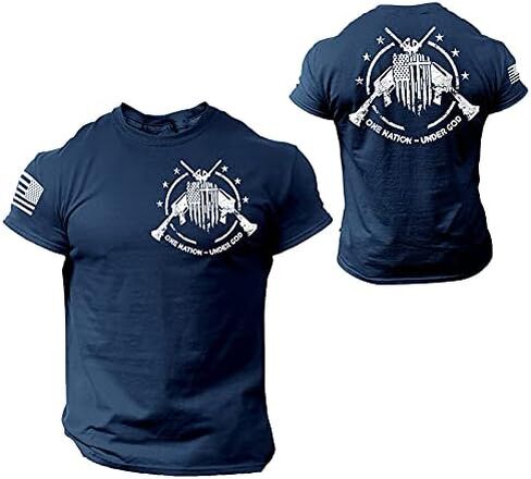 One Nation Under God USA T-Shirt for Man in Saudi Arabia