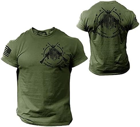 One Nation Under God USA T-Shirt for Man in Saudi Arabia