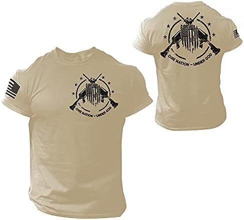 One Nation Under God USA T-Shirt for Man in Saudi Arabia