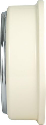 Creative Co-Op Chic Round Wall Clock, Cream in Saudi Arabia