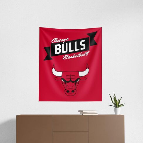 نسيج معلق على الحائط من NORTHWEST NBA Chicago Bulls، مقاس 86.36 سم × 101.6 سم، ممتاز in Saudi Arabia