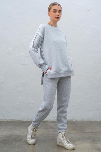OBRII Women’s Oversized Gray Joggers Loose Fit Sweatpants with Pockets, Elastic Waist & Cuffed Ankles SS25 Ukrainian Brand in Saudi Arabia