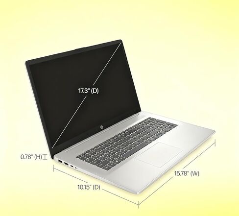 HP 17 بوصة كمبيوتر محمول | 17.3 "FHD Computer | 64GB RAM | 2TB SSD و 128GB SSD | AMD 6-CORE CPU | كاميرا الويب | USB-C | Wi-Fi | Bluetooth | in Saudi Arabia