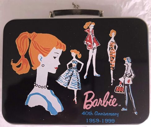 Hallmark 40th Anniversary Edition Barbie Pressed Tin Lunchbox 1959-1999 - 1999 Keepsake Ornament in Saudi Arabia