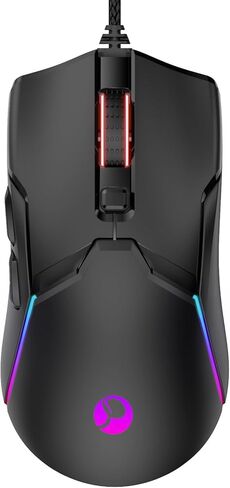 XT13 RGB Gaming Mouse,All Keys are editable, 12 Backlit Modes,8000 DPI Wired Optical Mouse,Software Supports DIY Keybinds Button in Saudi Arabia
