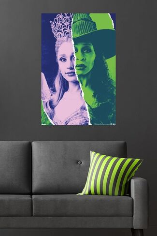 Wicked: For Good (2025) - Torn Wall Poster, 34L" x 22.4W", Unframed Version in Saudi Arabia
