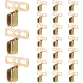 Hicarer 48 Pcs Steel Shutter Clips for Vinyl Shutters Hidden Installation Vinyl Shutter Clip Windows Accessories in Saudi Arabia