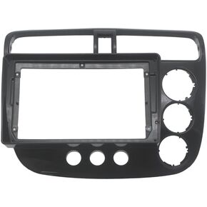 9'' Car Radio Stereo Dash Frame Fascia Bezel Panel Compatible for Honda Civic 2001 02 03 04 05 Mount Kit in Kuwait