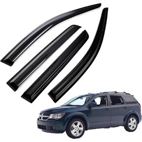 Window Visors Rain Guards for Car Windows with Fit for 2013-2018 Nissan Altima, 4-Piece Side Window Visors, UV Resistant & Weatherproof, No Drill Installation,Tape on in Kuwait