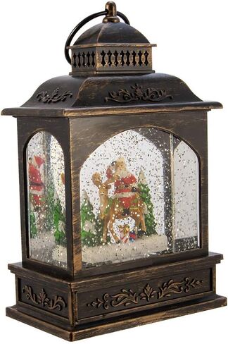 Kurt Adler 9-Inch LED Santa Lantern with Motion in Saudi Arabia