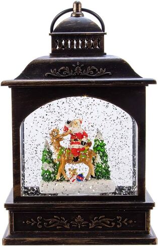 Kurt Adler 9-Inch LED Santa Lantern with Motion in Saudi Arabia