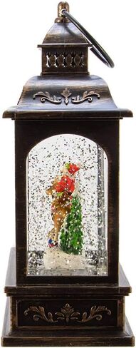 Kurt Adler 9-Inch LED Santa Lantern with Motion in Saudi Arabia
