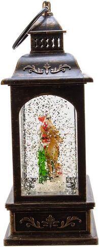 Kurt Adler 9-Inch LED Santa Lantern with Motion in Saudi Arabia