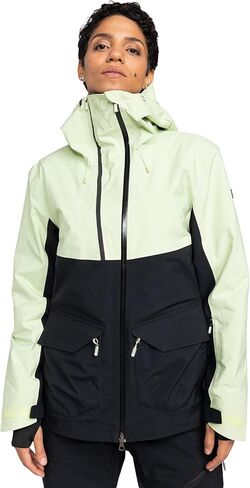 سترة التزلج النسائية Roxy Purelines Gore-tex القابلة للتمدد - 20 كيلو مقاومة للماء بطبقتين، نظام غطاء محرك السيارة Cohaesive in Saudi Arabia
