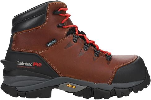 Timberland رجالي Hyperion Heritage 6 بوصة مركب مقاوم للماء عند أصابع القدم - أسود، بني - مقاس 10 M in Saudi Arabia