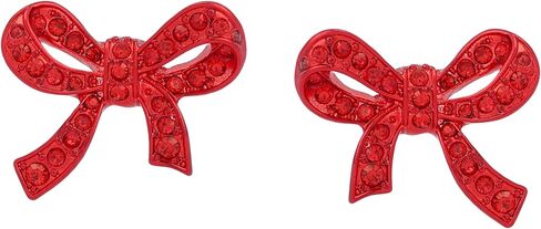 Betsey Johnson Jewelry Women's Love Spell Pavé Bow Stud Earrings in Kuwait