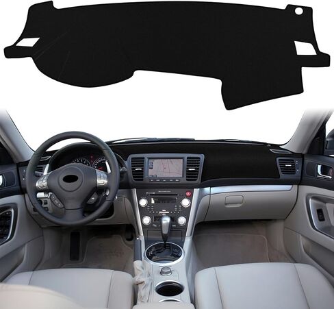Dash Mat for 2025 Subaru Forester, Non-Slip Dash Covers, UV Protection, Premium Suede, Car Dashboard Protector & Sunshield (Black) in Kuwait