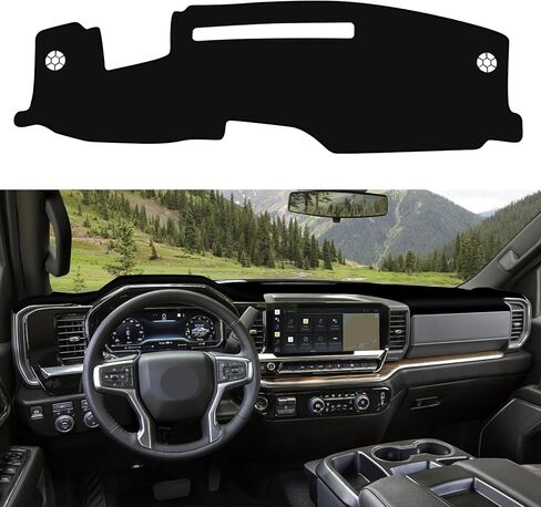 حصيرة DASH لعام 2025 Subaru Forester ، أغطية Dash غير المنقولة ، حماية الأشعة فوق البنفسجية ، جلد الغزال المتميز ، واقي لوحة معلومات السيارات و Sunshield (أسود) in Kuwait