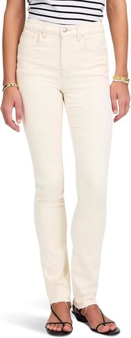 Madewell Womens Ecru Mid-Rise Stovepipe in Vintage Canvas in Saudi Arabia