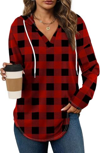 Plus Size Womens Oversized Hoodies Sweatshirts Fall Fashion Pullover Sweaters Fall Winter Clothes in Saudi Arabia