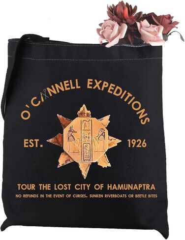 WCGXKO Mummy Movie Merch Horror Movie Gift Expeditions Est. 1926 Tote Bag Mummy Lover Gift in Saudi Arabia
