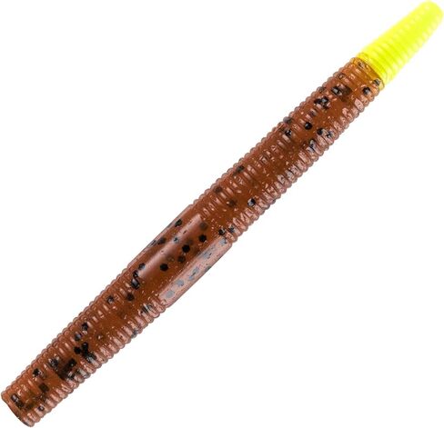 Yum Lures YDG644 Dinger Fishing Bait, Green Pumpkin/Purple Flake, 6" in Saudi Arabia