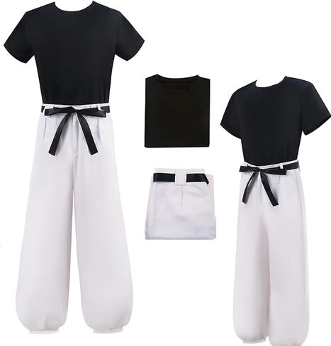 SDXLV Fushiguro Cosplay Fushiguro Costume Men Halloween Full Set Outfit in Saudi Arabia