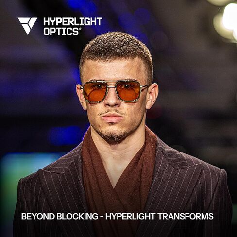 Hyperlight Aviator Green Fullerene C60 UV & bluelight daily shades for men. Unisex luxury sunglasses for women, designer sunglasses for men. Fashion branded harmonized white light eyeglasses w/case in Saudi Arabia